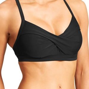 Athleta Twister Black Bikini Top